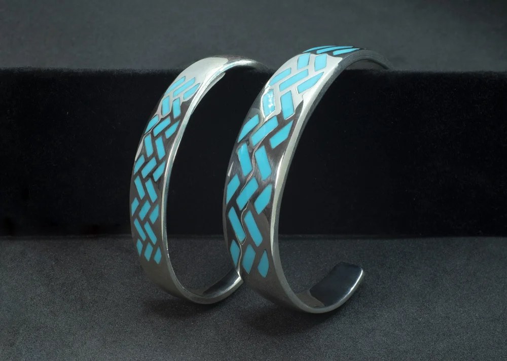 Turquoise Inlay Cuff