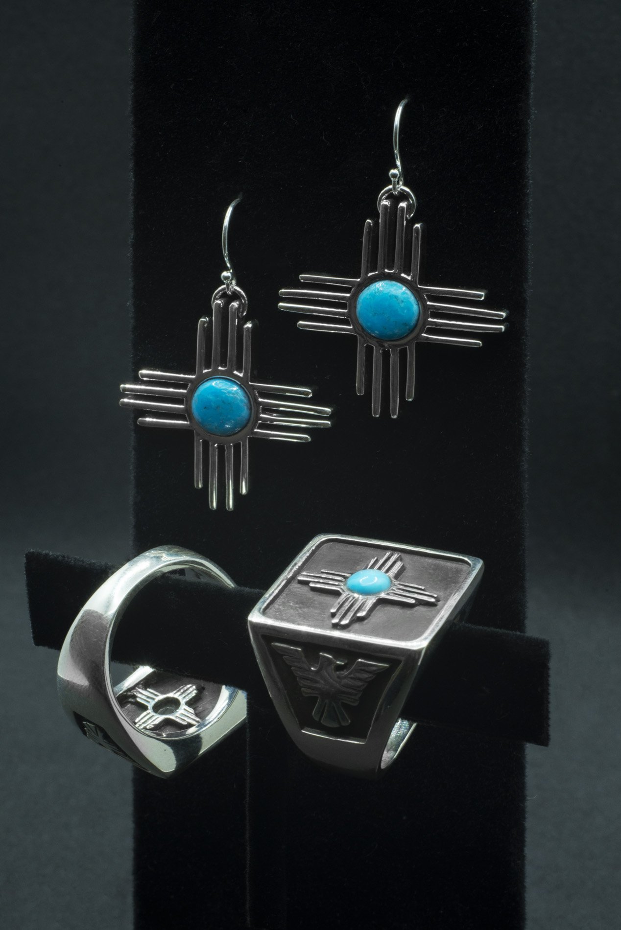Zia Earrings and Pendants